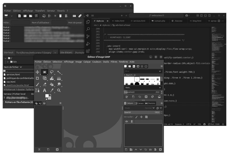 outils de developpement web